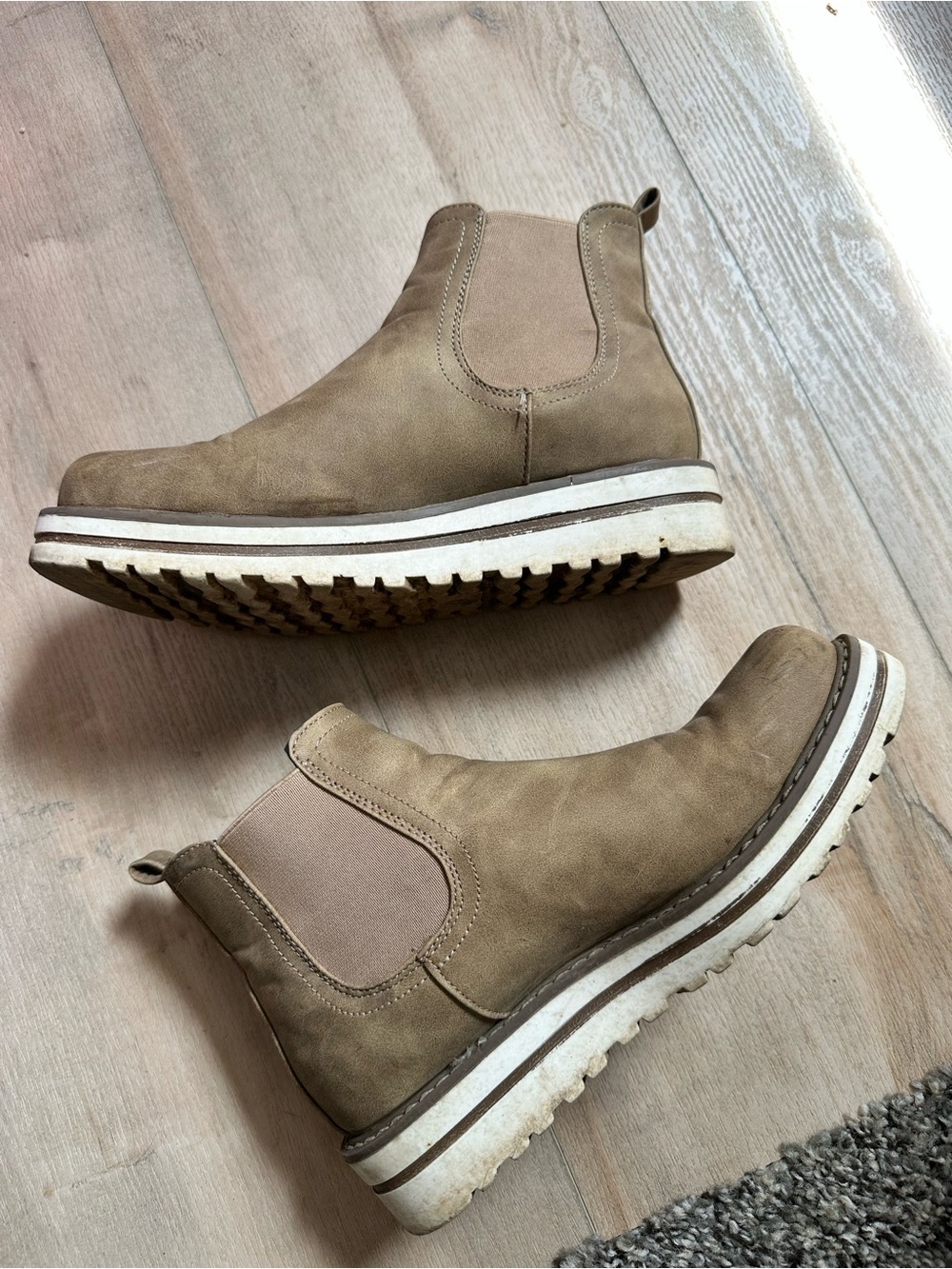 Brown booties